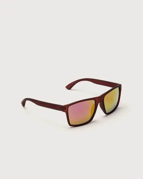 Coloured-Lense Wayfarer Sunglasses