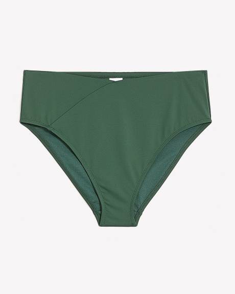 High-Waisted Double-V Swim Brief
