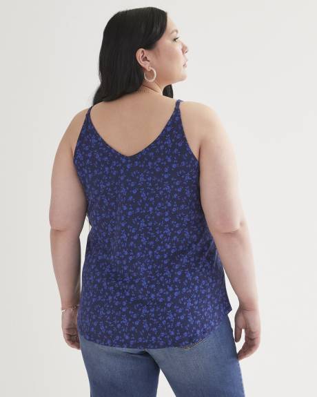 Cotton Blend Sleeveless Relaxed-Fit Cami