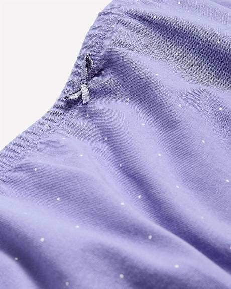 Culotte échancrée imprimée en coton - ti Voglio