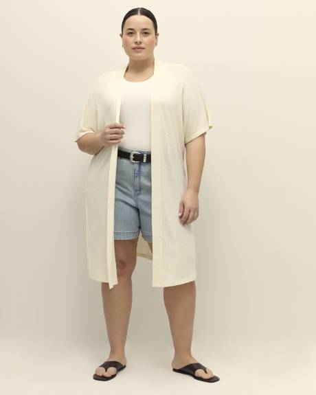 Extended-Sleeve Tunic Overpiece