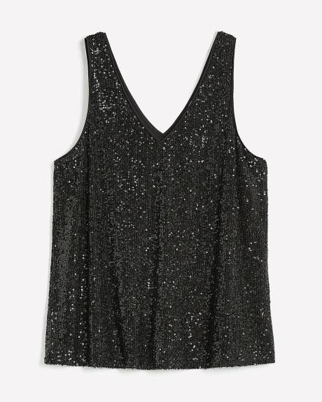 Camisole en tricot à paillettes - Addition Elle
