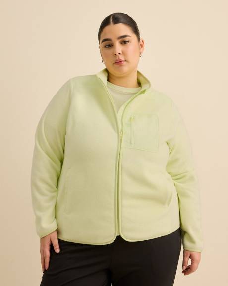 Polar Fleece Mock-Neck Jacket - Active Zone