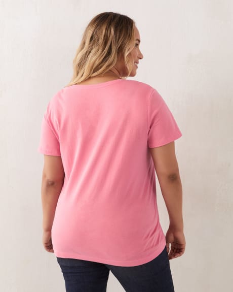 T-shirt coton à coupe Boyfriend - Addition Elle
