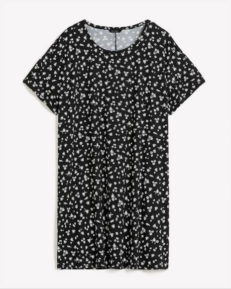 Chemise de nuit courte avec imprimé floral - ti Voglio