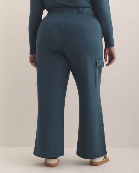 Pantalon cargo en tricot l&eacute;ger &agrave; jambe large - Active Zone