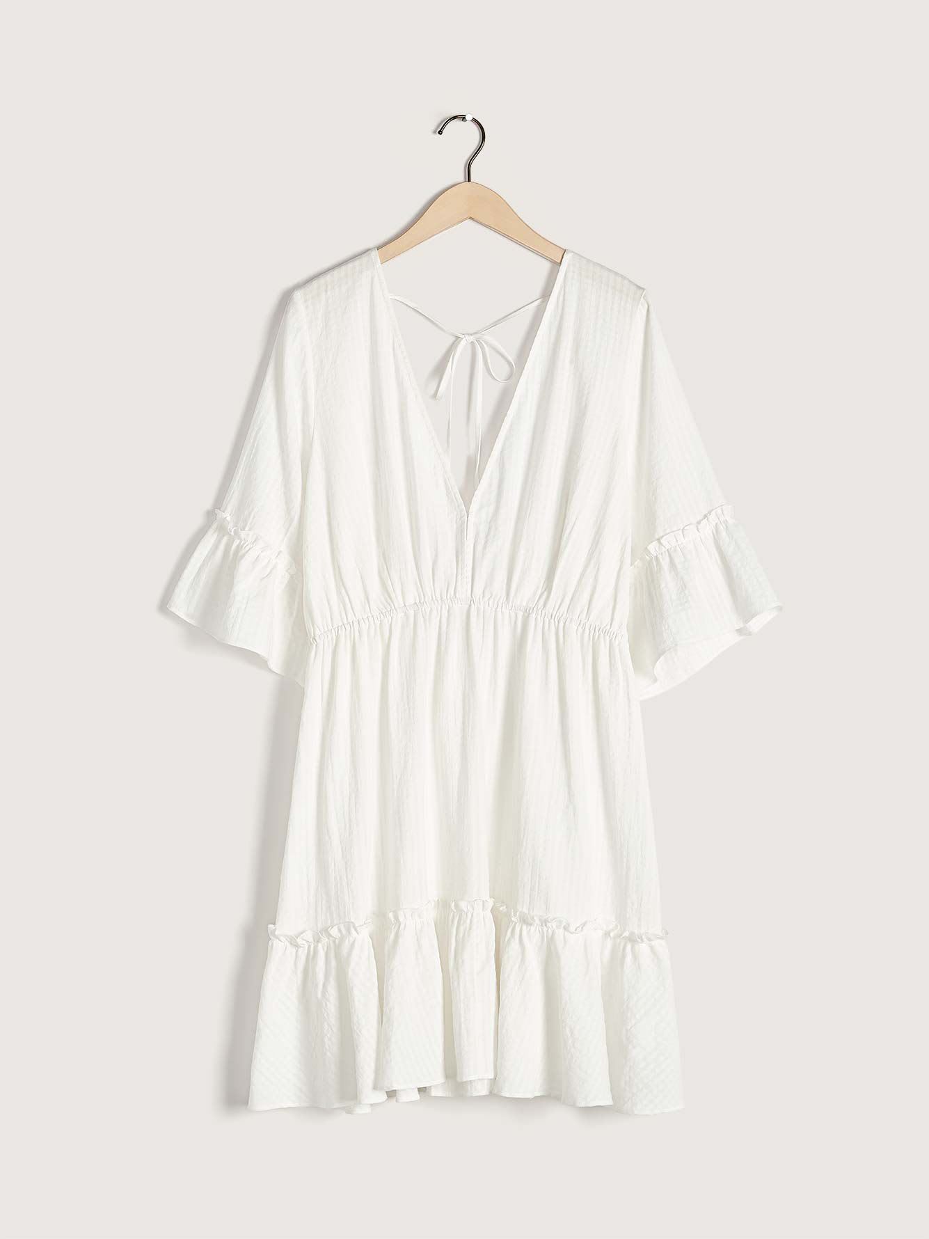 Cover-Up Dress with Back Neck Tie - Addition Elle | Penningtons