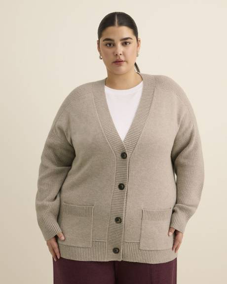 Relaxed-Fit Cardigan