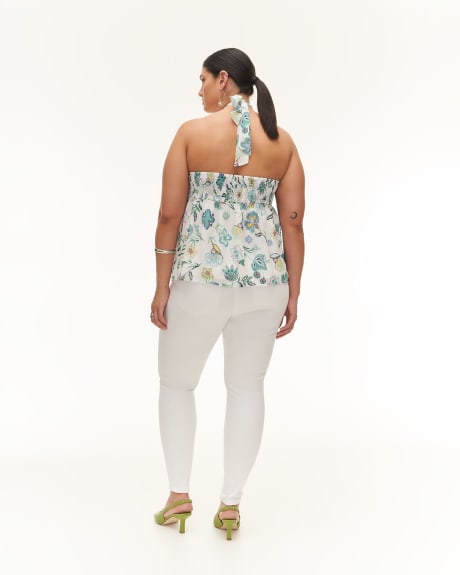 Responsible, White Curvy-Fit Jeggings - Addition Elle