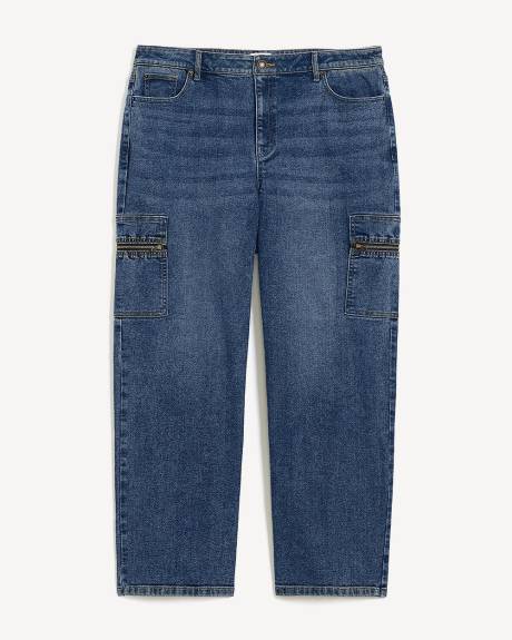 Responsible, Straight-Leg Cargo Jean, Medium Wash - d/C JEANS
