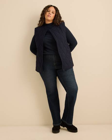 Veste matelass&eacute;e bleu marine