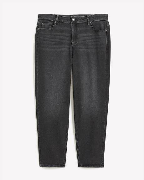 Responsible, Black High-Rise Mom Jeans - Addition Elle