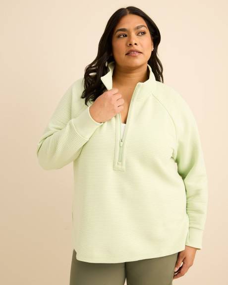 Half Zip Ottoman Pullover - Active Zone