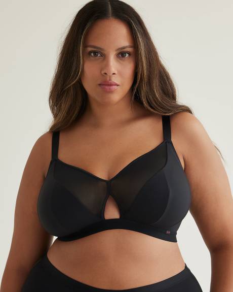 Wireless Mesh and Microfibre Bralette - Curvy Kate