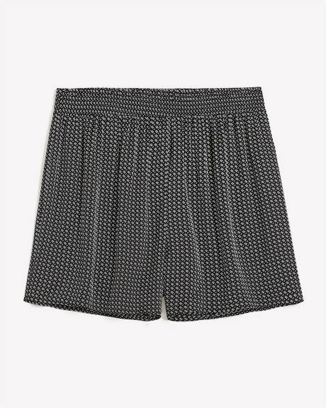 Printed Satin Sleep Boxer - Déesse Collection