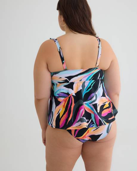 Ruffled Tankini Top