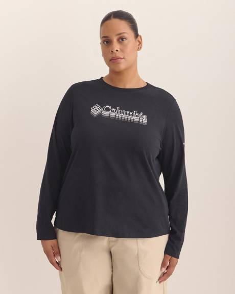 Rolling Bend Graphic Long-Sleeve Crewneck Top - Columbia