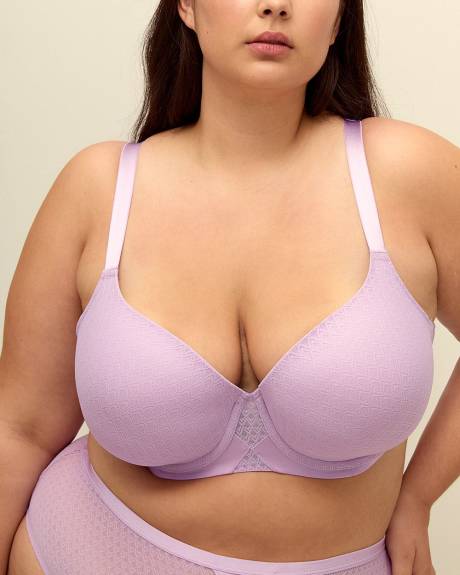 Lavender Lace Underwire T-Shirt Bra - Déesse Collection