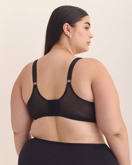 Unlined Underwire Mesh Bra - Déesse Collection