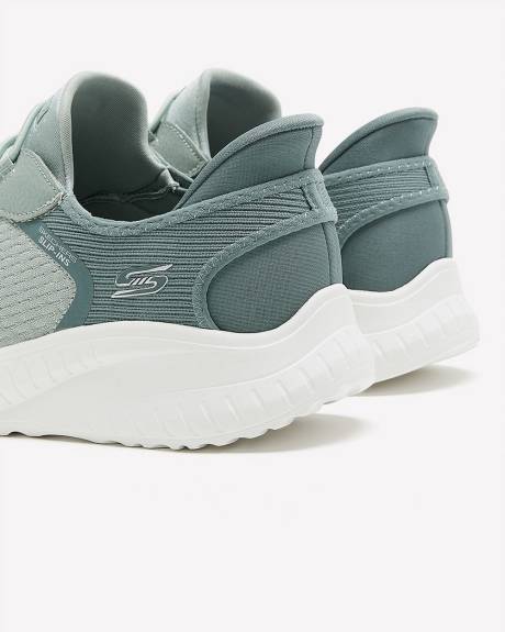 Chaussure Bobs Squad en maille à enfiler, pied large - Skechers