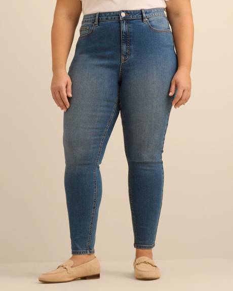 Medium wash Classic-Fit Mid-Rise Jean Legging - d/C JEANS