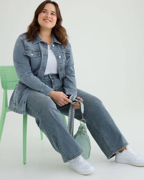 Responsible, Curvy-Fit Wide-Leg Jeans - d/C JEANS
