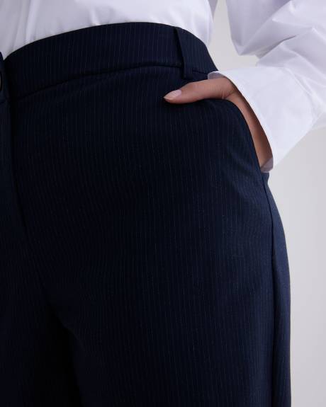 Curvy-Fit High-Rise Straight-Leg Pant