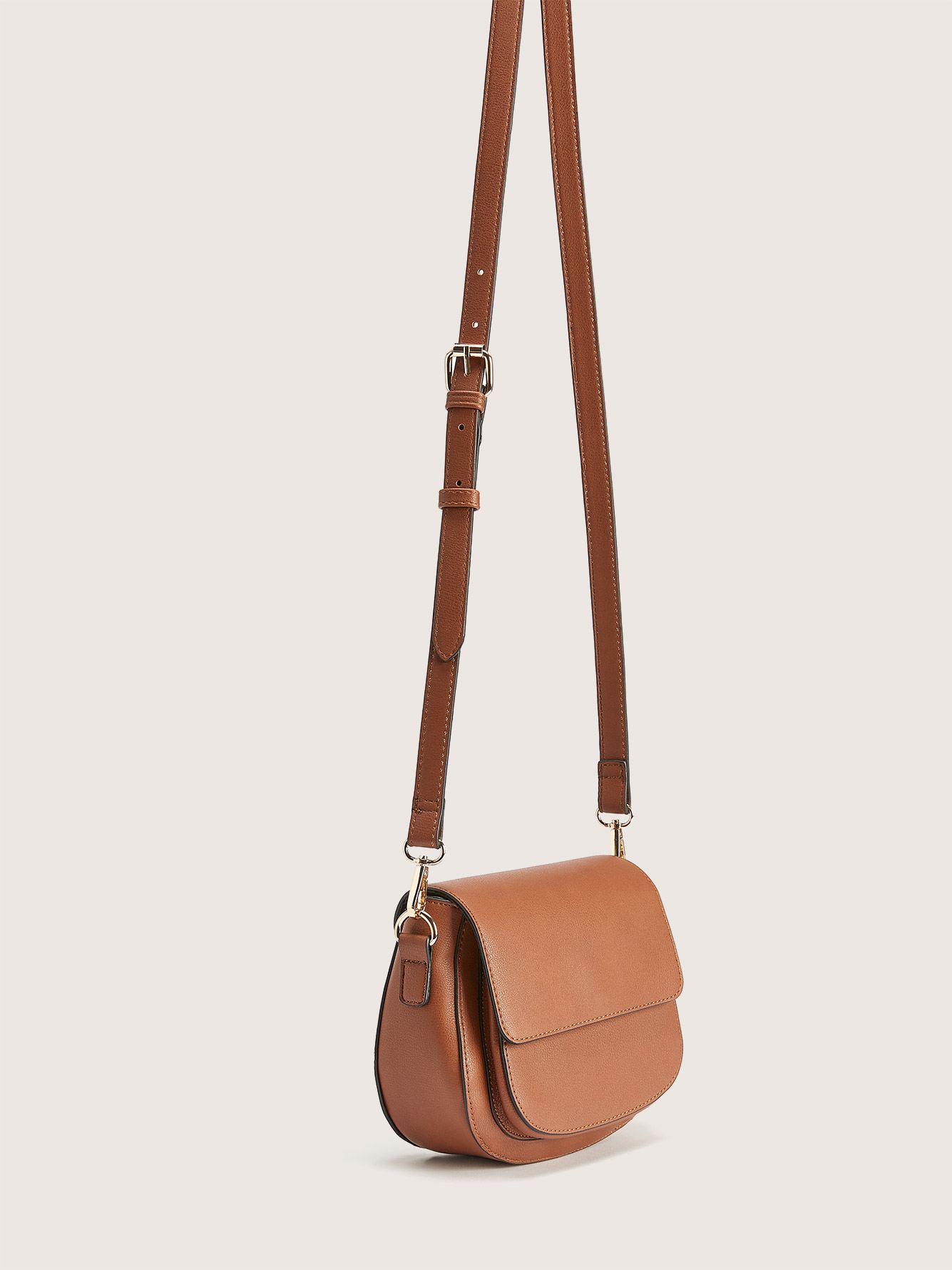 Faux Leather Crossbody Saddle Bag Addition Elle Penningtons