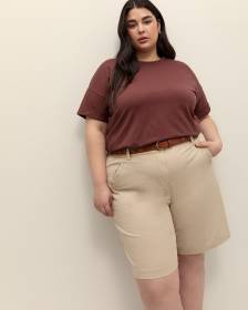 Cotton Boxy-Fit Crewneck T-shirt - PENN. Essentials