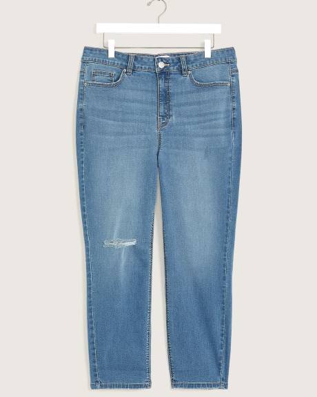 Pantalon écourté en denim, coupe 1948, délavé moyen, tissu responsable - d/C JEANS