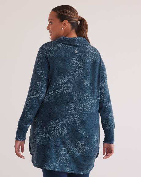Cowl-Neck Pullover Top - Active Zone