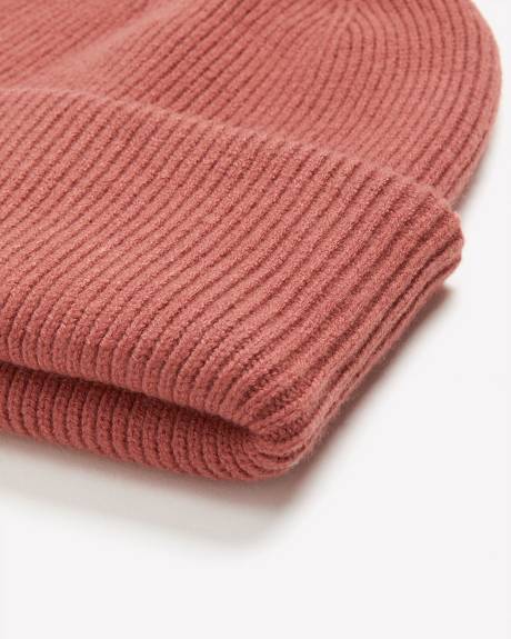 Ribbed Wide Cuff Beanie - Addition Elle