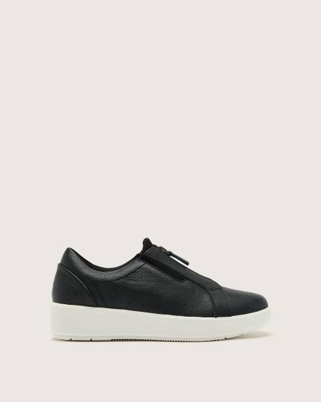 Wide Width, Layton Rae Zip-Closure Shoe - Clarks