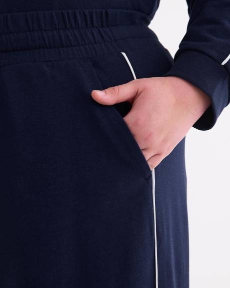 French Terry Wide-Leg Sweatpant - Active Zone