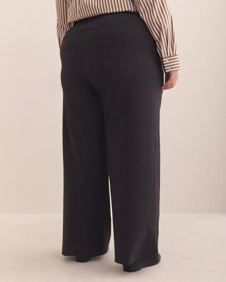 Pull-On Wide-Leg Pant