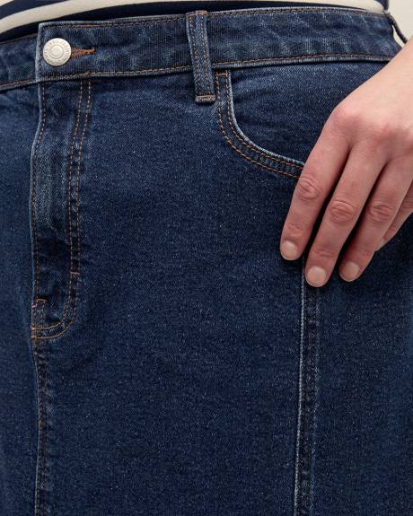 Responsible, Denim Mermaid Maxi Skirt - Addition Elle