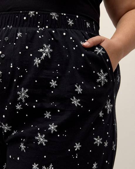 Snowflake Knit Pyjama Pant - ti Voglio