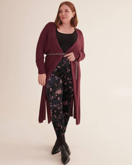 Floral Velvet Fashion Legging - PENN. Essentials