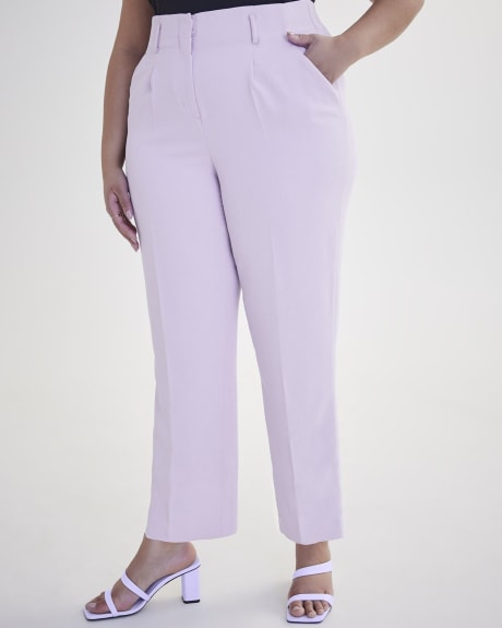 High-Waisted Straight-Leg Pant - Addition Elle