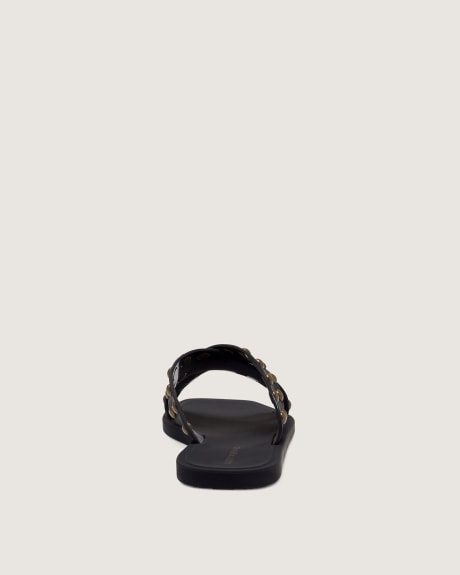 Regular Width, Slide Sandal with Polished Studs - Lucky Brand