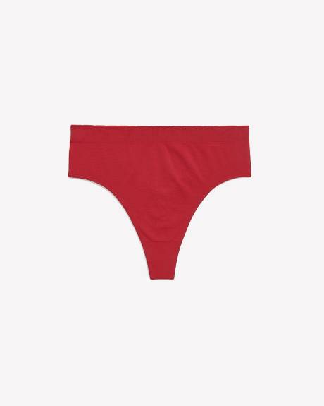Red Seamless Thong - ti Voglio