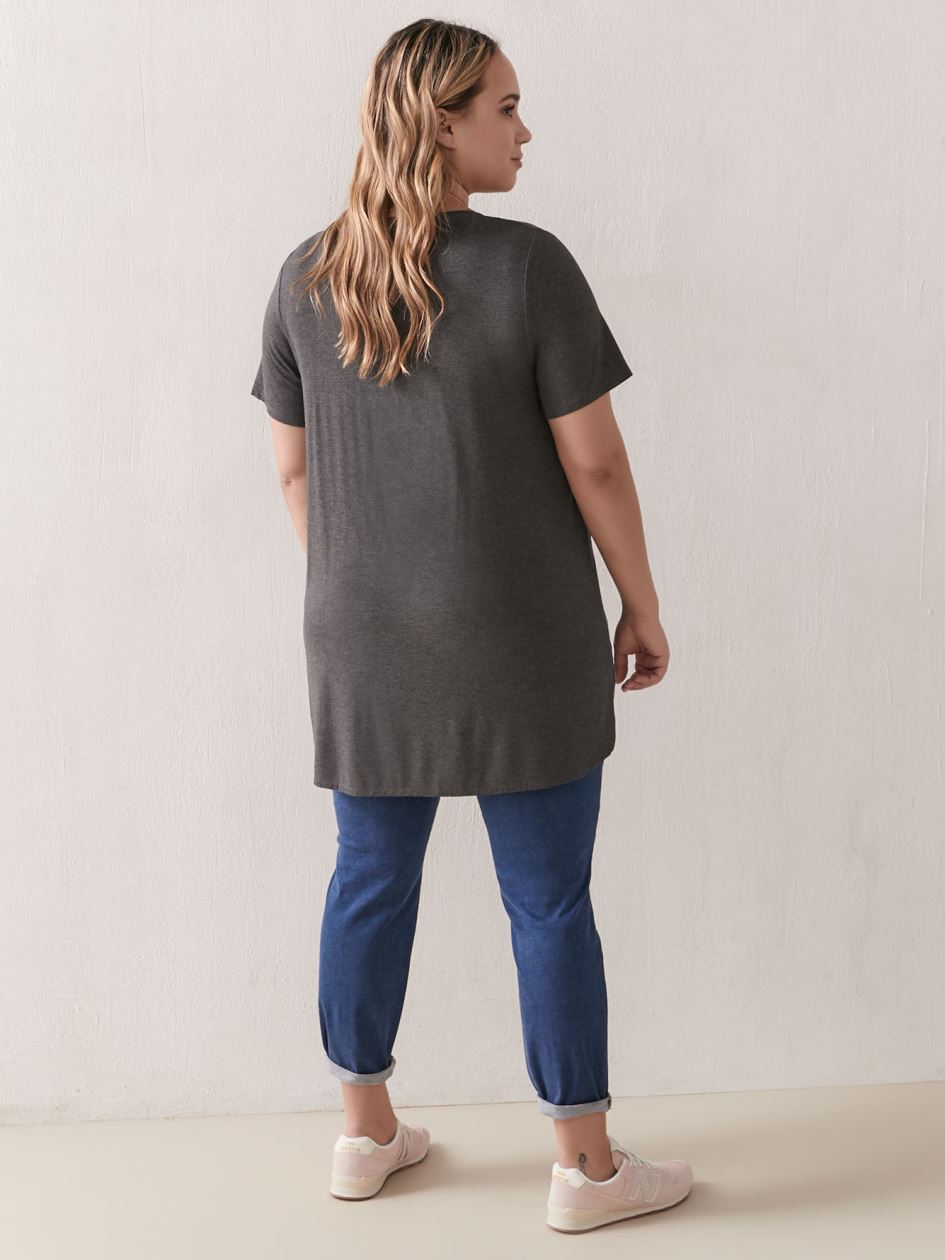 Modern Viscose & Elastane Tunic - Addition Elle