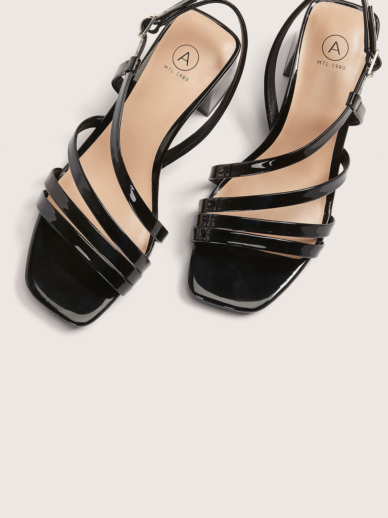 Wide Asymmetric Block Heel Sandal - Addition Elle | Penningtons