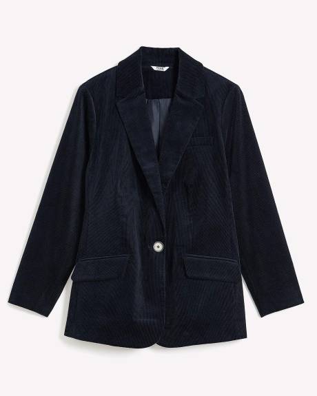 Navy Corduroy Blazer