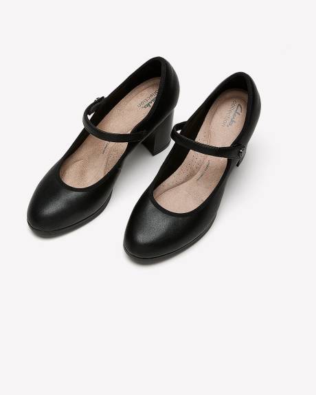 Wide Width, Bayla Lily High Heel Leather Shoe - Clarks