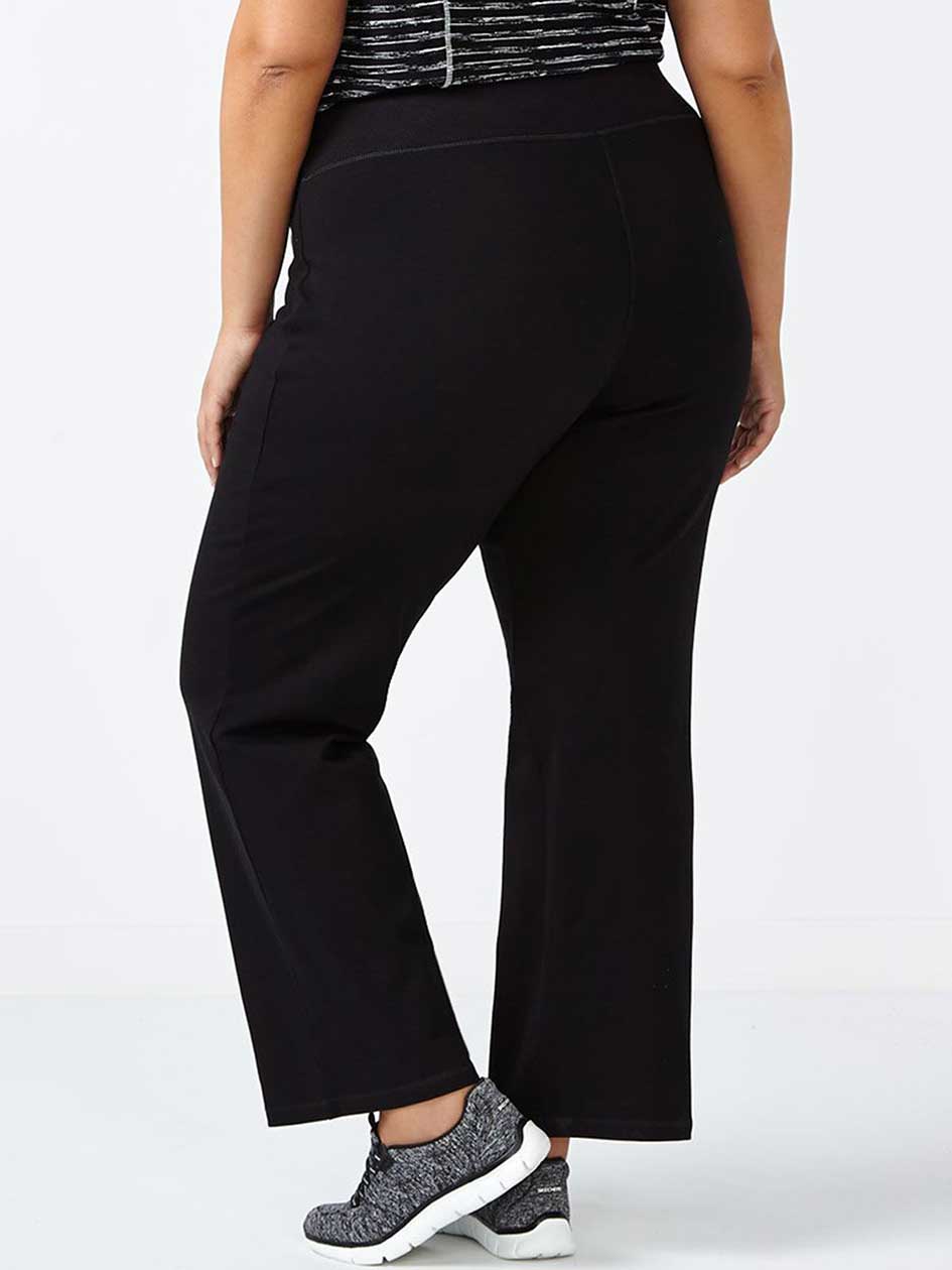 Essentials - Petite Plus-Size Basic Relaxed Pant