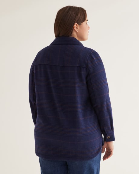 Plaid Buttoned-Down Shacket
