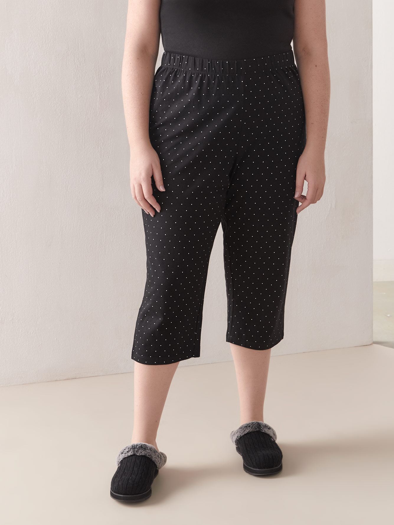 Printed Capri Pajama Pants Addition Elle Penningtons