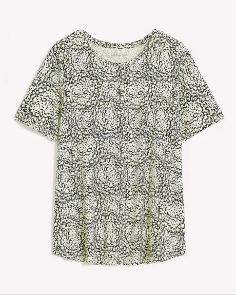 T-shirt imprimé coupe moderne, tissu responsable - Addition Elle - Essentiels PENN.
