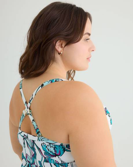 Haut tankini imprimé
